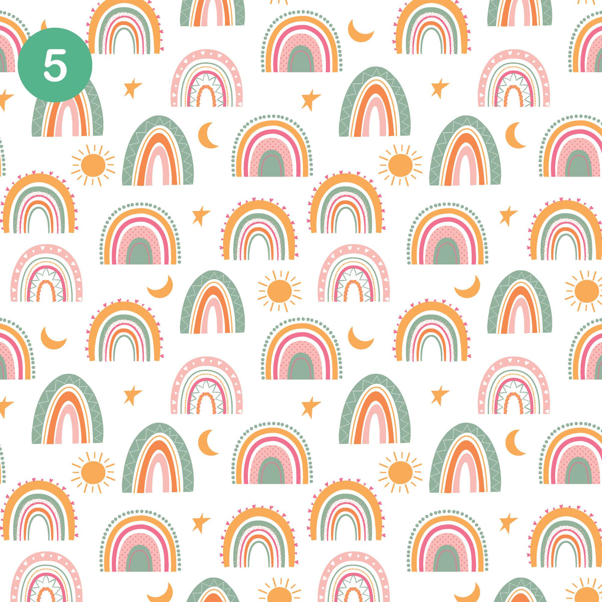 All the Rainbows 12x12 Vinyl Sheets- 12 Designs Available