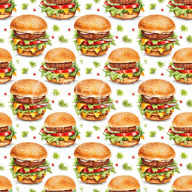 Burger vinyl 12x12 sheets- 2 designs