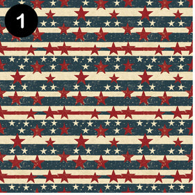 Looking like the 4th of July Collection 12x12 Vinyl Sheets- 8 Designs Available