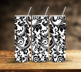 Floral UV DTF overlay Tumbler Wraps with transparent background- 20oz- 9 Designs