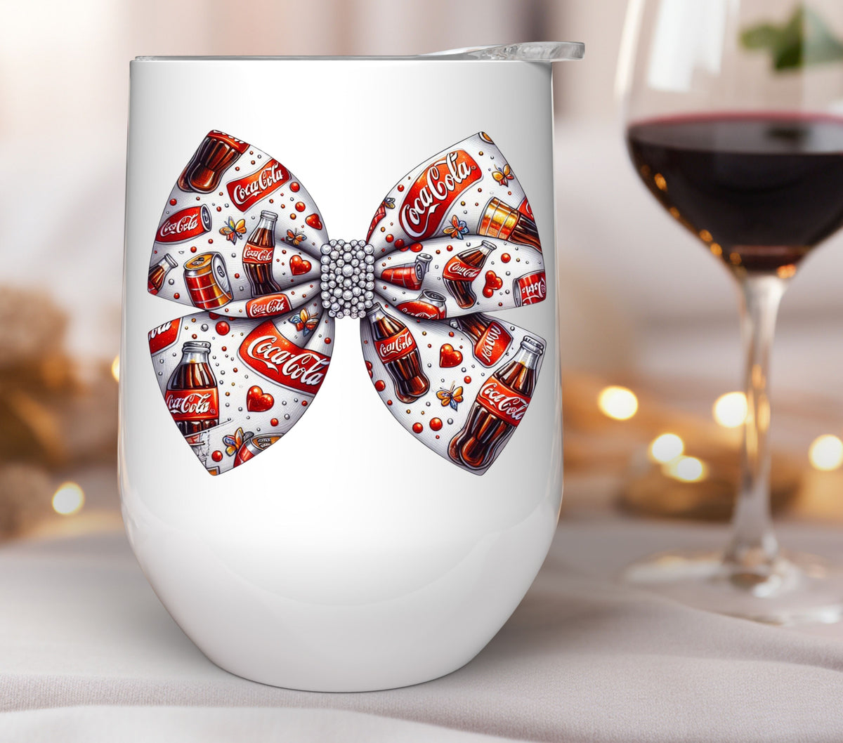 Cola Coquette Bow 1 UV DTF Decals