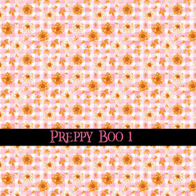 Preppy Boo collection- 12x12 vinyl sheets-10 designs available