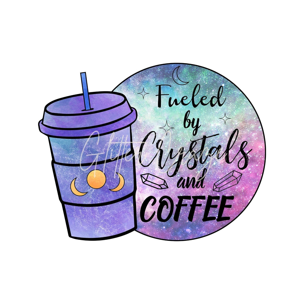 Crystals UV DTF Decals 5 designs