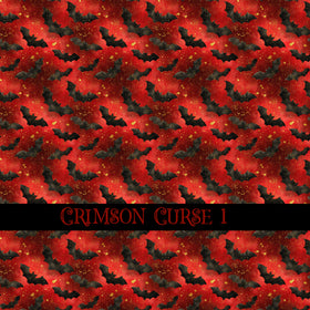 Crimson Curse Vinyl collection- 12x12 vinyl sheets-14 designs available