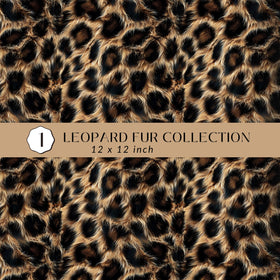 leopard Fur Collection Vinyl collection- 12x12 vinyl sheets-10 designs available