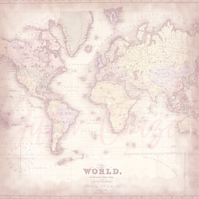 Vintage map 12x12 vinyl sheets- 12 Designs