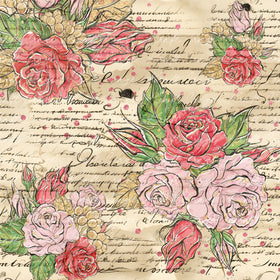 Red and Pink Roses Collection Vinyl collection- 12x12 vinyl sheets-22 designs available