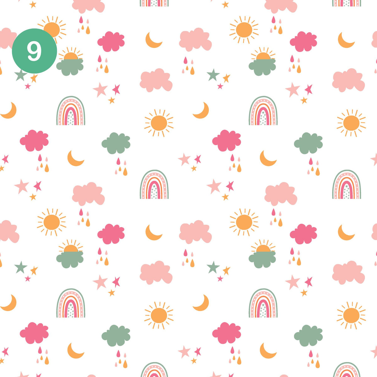 All the Rainbows 12x12 Vinyl Sheets- 12 Designs Available
