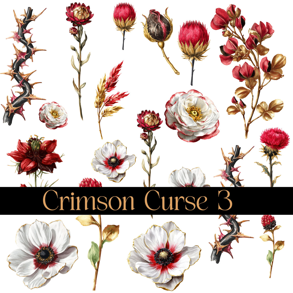 Crimson Curse Collection Decal sheets-8 styles