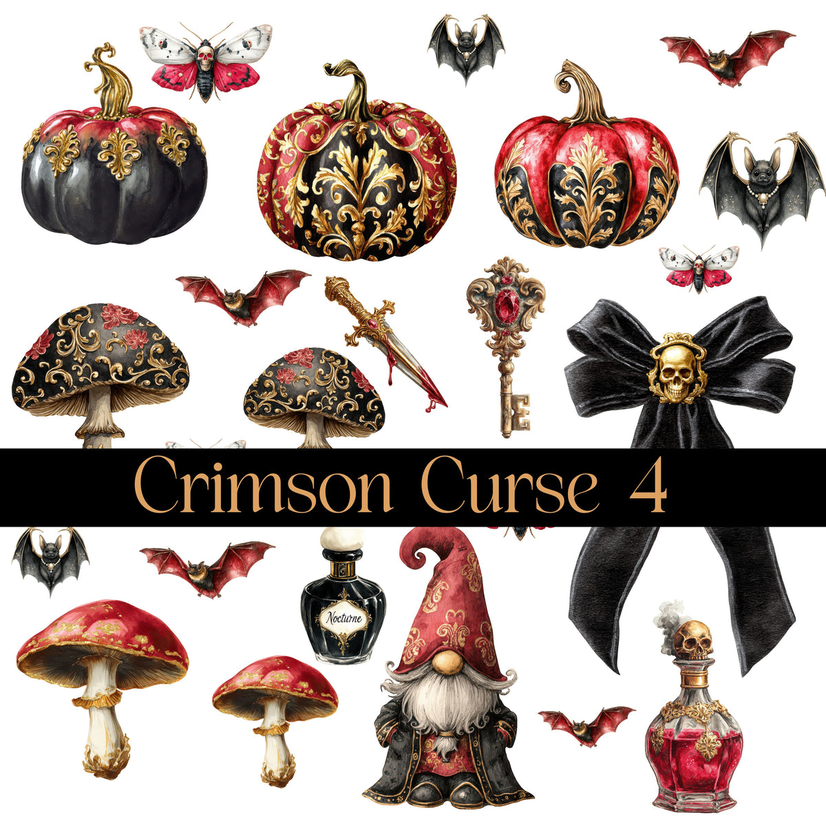 Crimson Curse Collection Decal sheets-8 styles
