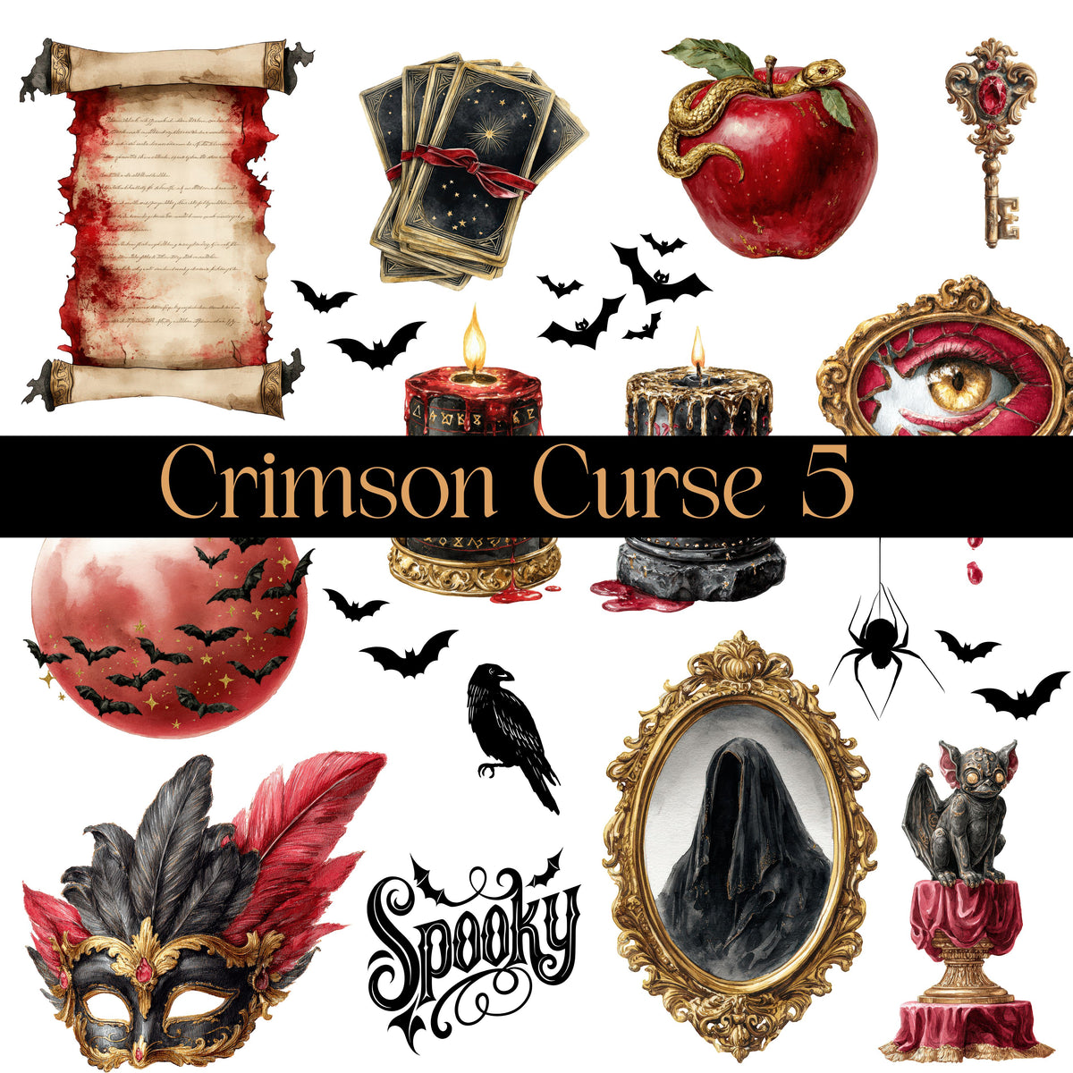 Crimson Curse Collection Decal sheets-8 styles