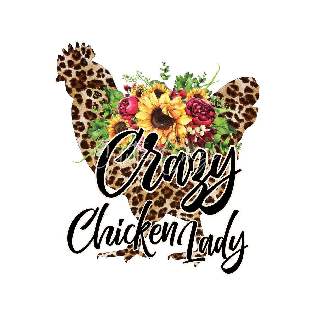 Chicken UV DTF Decal 3 Designs