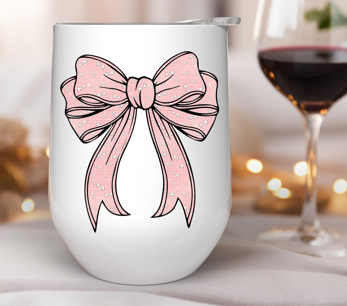 Cute Dog Coquette Bow Collection UV DTF Decals- 12 Colors