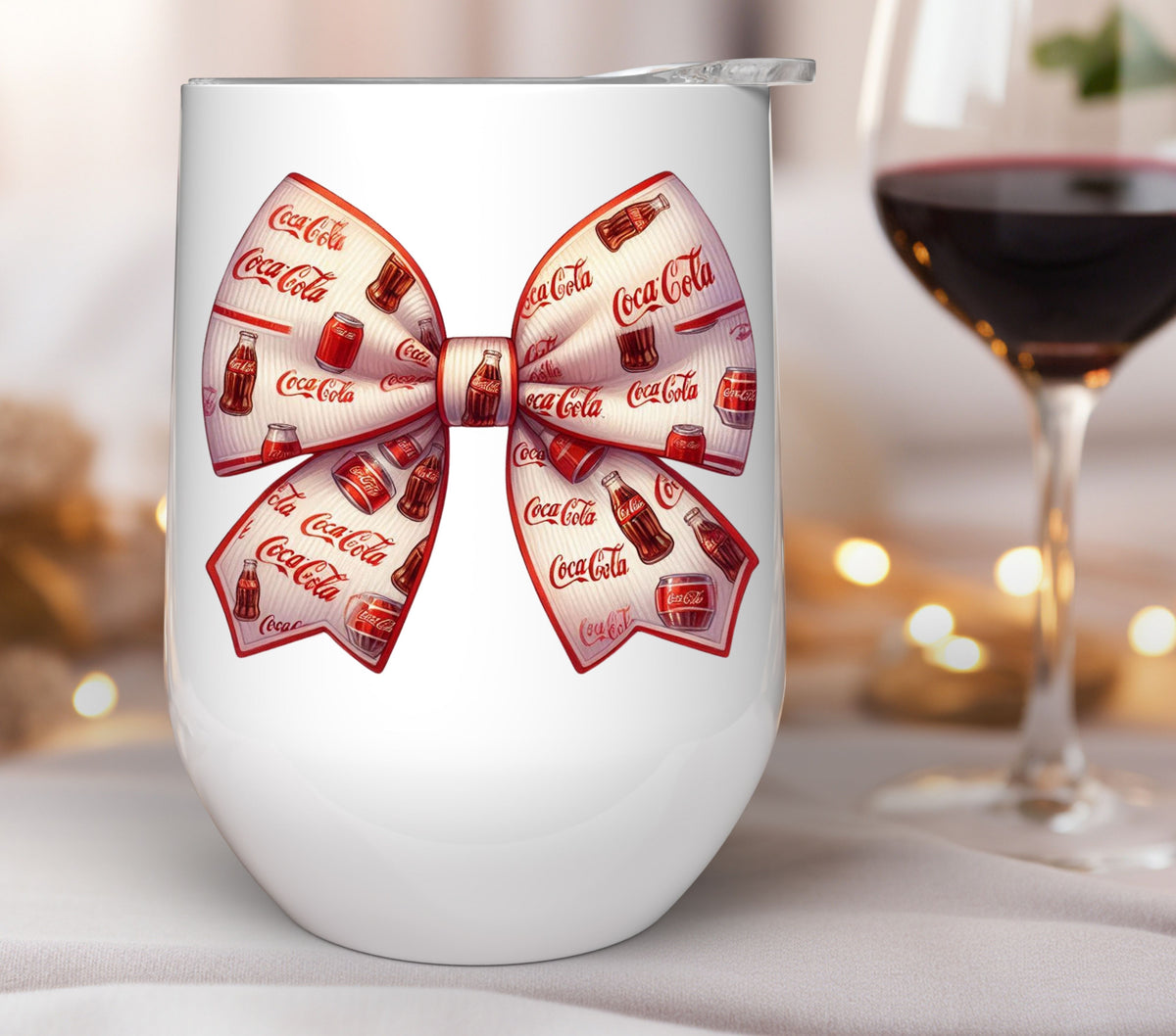 Cola Coquette Bow 2 UV DTF Decals