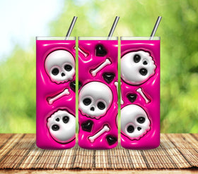 Puffy Skull wraps- 2 colors