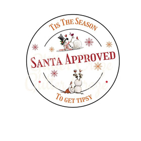 Santa Approved Tipsy Snowman Download set