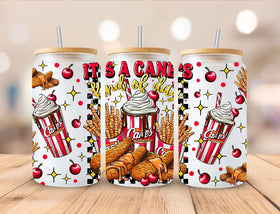 It's a Canes kind of Day 16oz Libbey wraps- 2 Designs