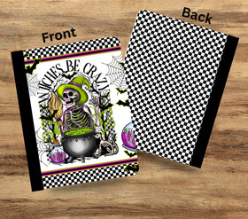 Witches be crazy vinyl composition notebook wrap