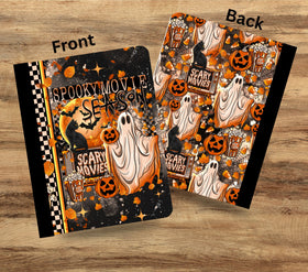 Scary Movies vinyl composition notebook wrap