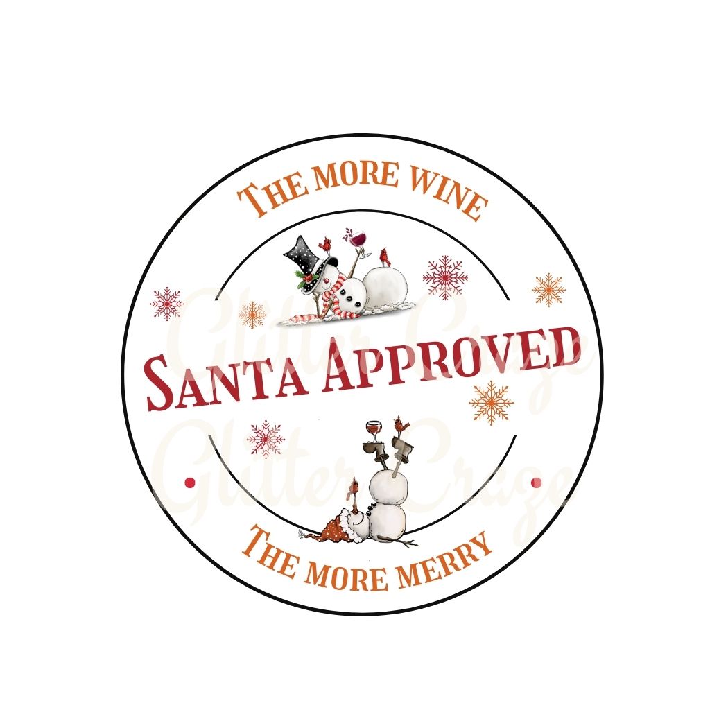Santa Approved Tipsy Snowman Download set