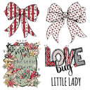 Cute Ladybugs UV DTF Decal Sheets-5 Design Options