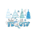 Blue Winter UV DTF Decals 13 Designs to choose from