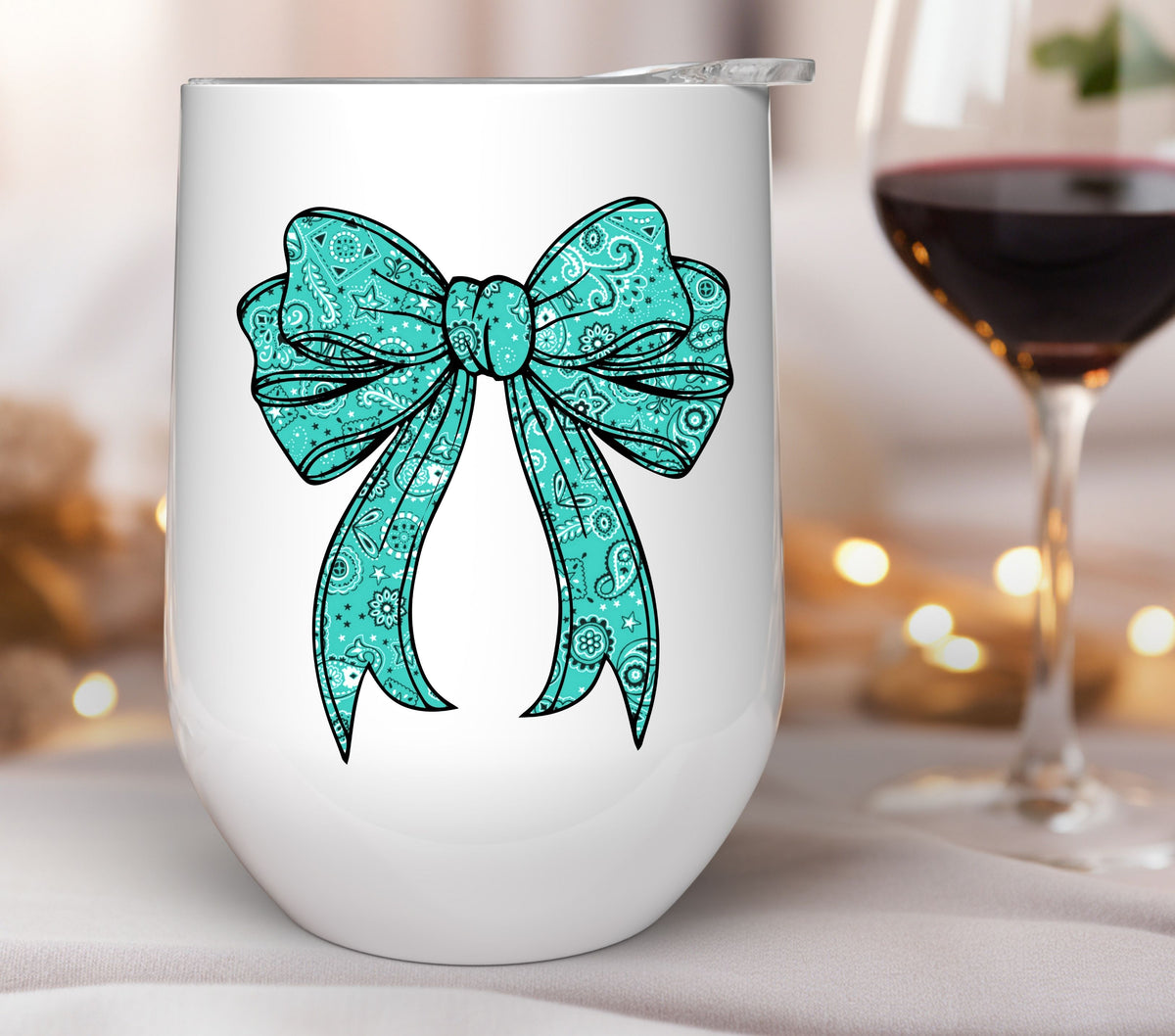 Bandana Coquette Bow Collection UV DTF Decals- 12 Colors