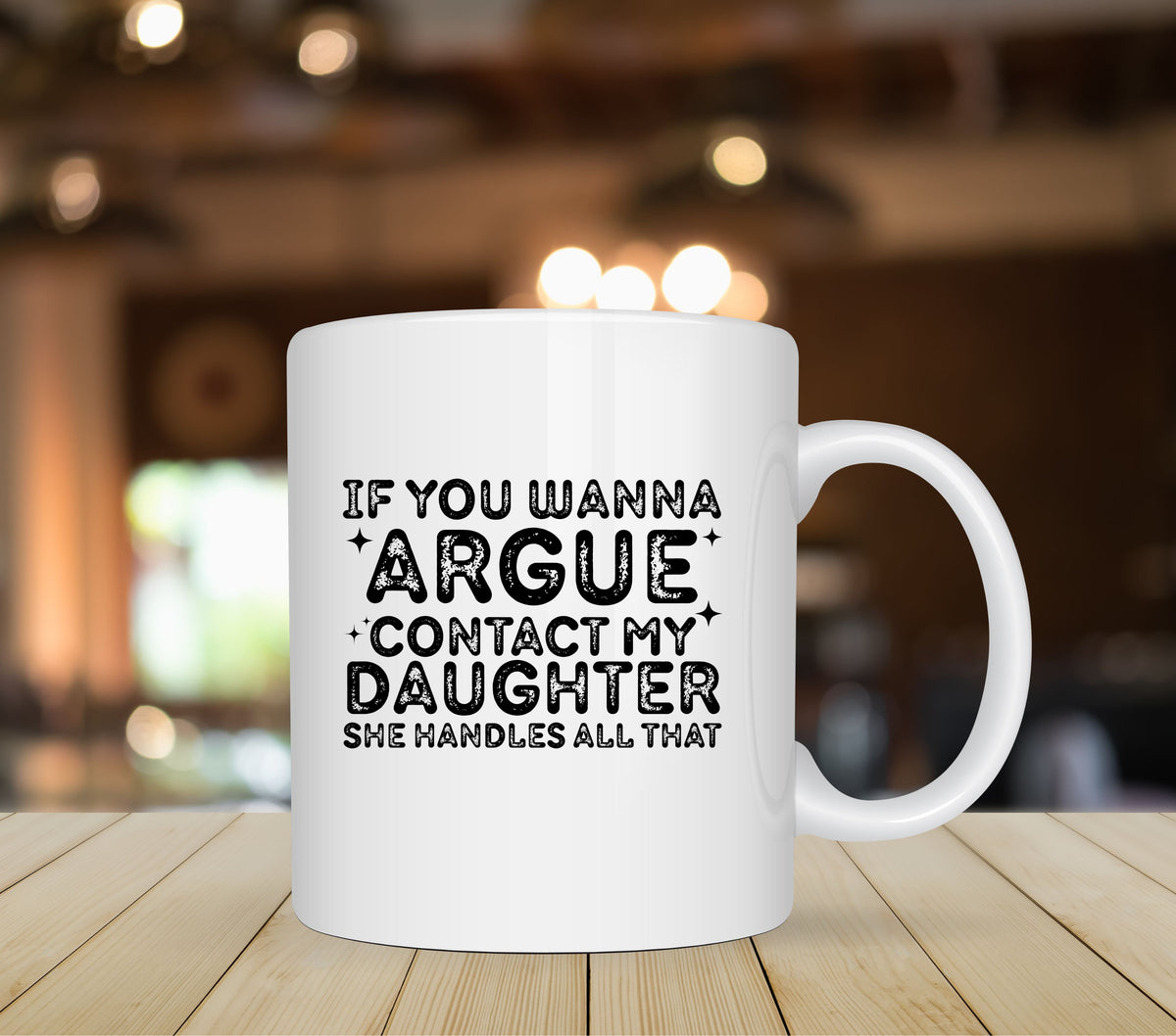 Contact my daughter UV DTF Decals