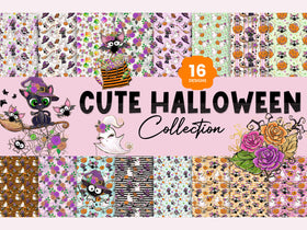 Cute Halloween Collection Vinyl collection- 12x12 vinyl sheets-16 designs available