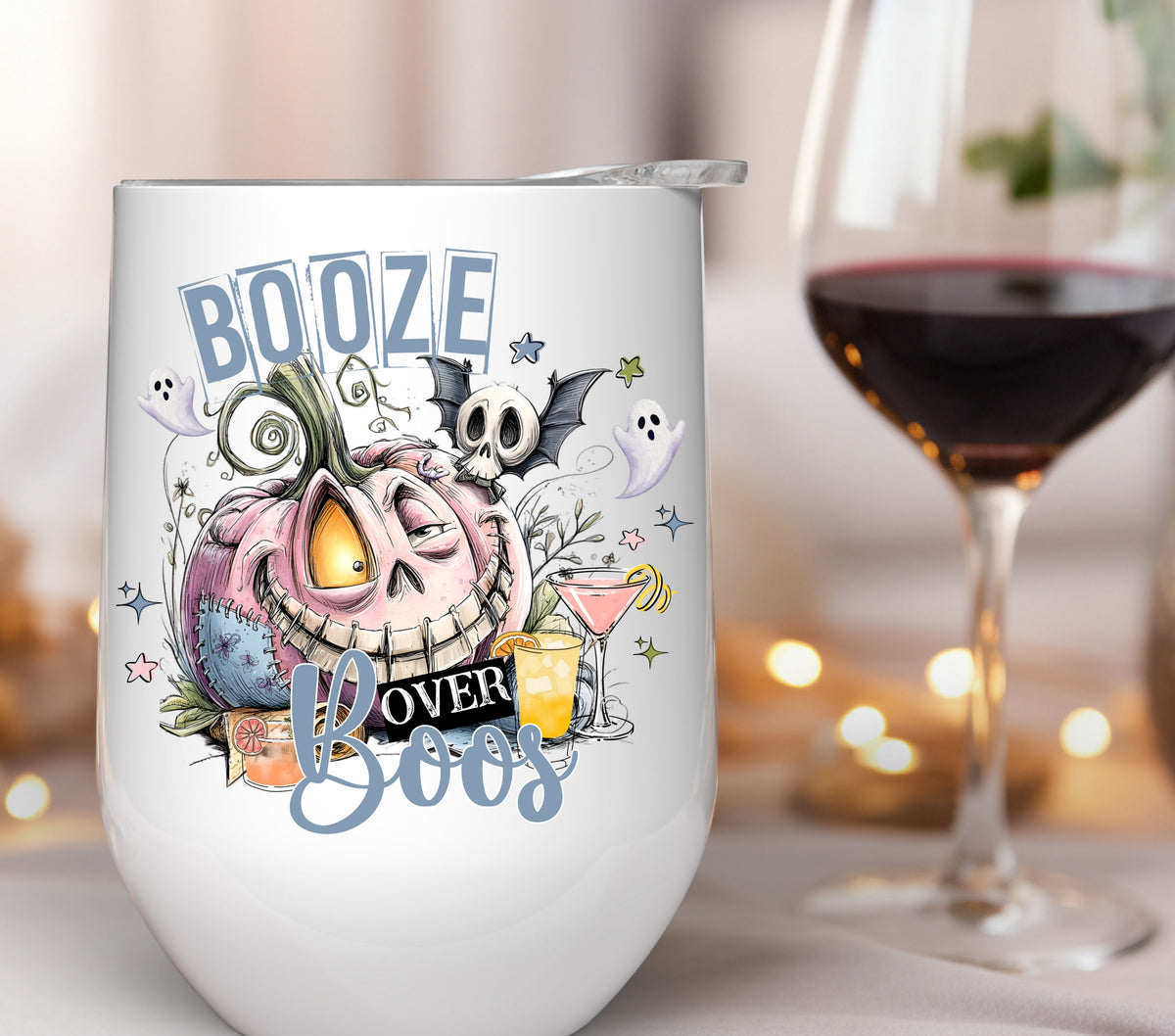 Booze over Boos UV DTF Decals