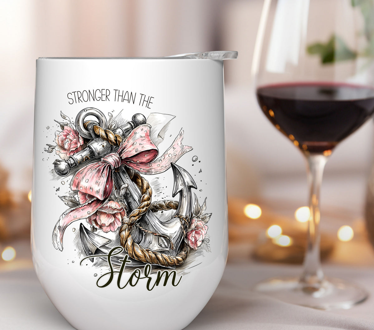 Stronger than the storm we rise  UV DTF Decals