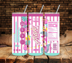 Cotton Candy vinyl tumbler wraps