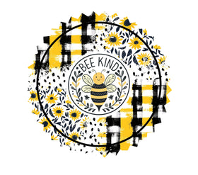 Bee Kind Tumbler Butt UV DTF Decals 5 Sizes