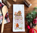 Gingerbread recipe DTF towel Transfer