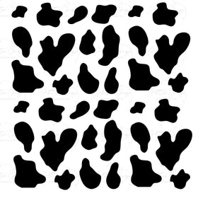 Cow Spots UV DTF Decal sheet-9 Designs available 10x10 sheets