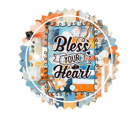 Bless your heart Tumbler Butt UV DTF Decals 5 Sizes