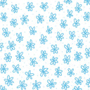 Doodle Flowers UV DTF Decal sheets- 10x10 sheet 10 color  options