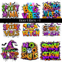 Boo Vibes Collection UV DTF Decal Sheets- 5 Designs