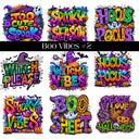 Boo Vibes Collection UV DTF Decal Sheets- 5 Designs