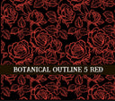 Botanical Outline #5 UV DTF Wrap 3 color options