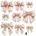 Bridgerton  Coquette Bows UV DTF Decal accent Sheet 10x10 sheet 5 designs