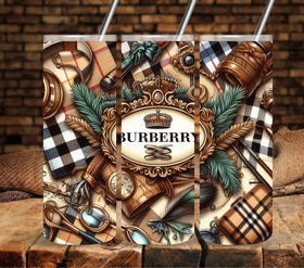 Burberry wrap Vinyl tumbler wraps