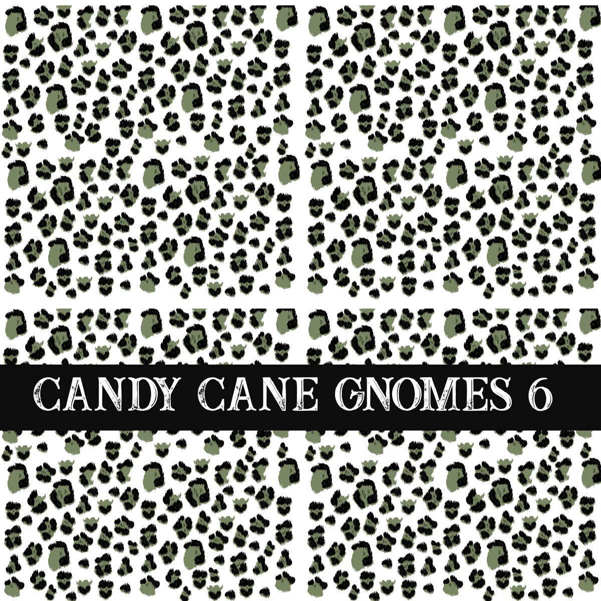 Candy Cane Gnomes Collection UV DTF Decal Sheets 7 Design sheets