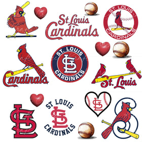 Cardinals UV DTF Decal Sheet