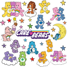 Care Bears 2 UV DTF Decal accent Sheet 10x10