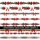 Christmas Garland and Lights Collection UV DTF Decal Sheets 7 Design sheets