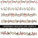 Christmas Garland and Lights Collection UV DTF Decal Sheets 7 Design sheets