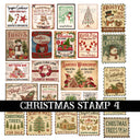 Christmas Stamp Collection UV DTF Decal Sheets 6 Design sheets