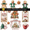 Classic Christmas Collection UV DTF Decal Sheets- 3 Designs