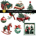 Classic Christmas Collection UV DTF Decal Sheets- 3 Designs